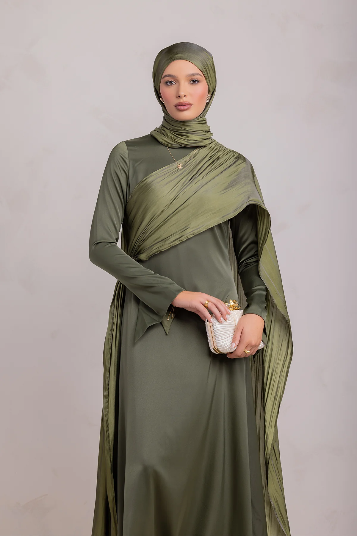 Leana Maxi Dress - Forest Muse - Image 13