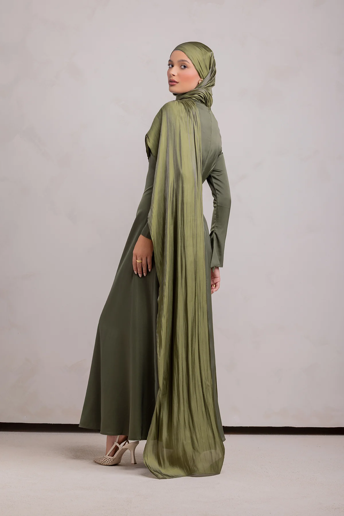 Leana Maxi Dress - Forest Muse - Image 14