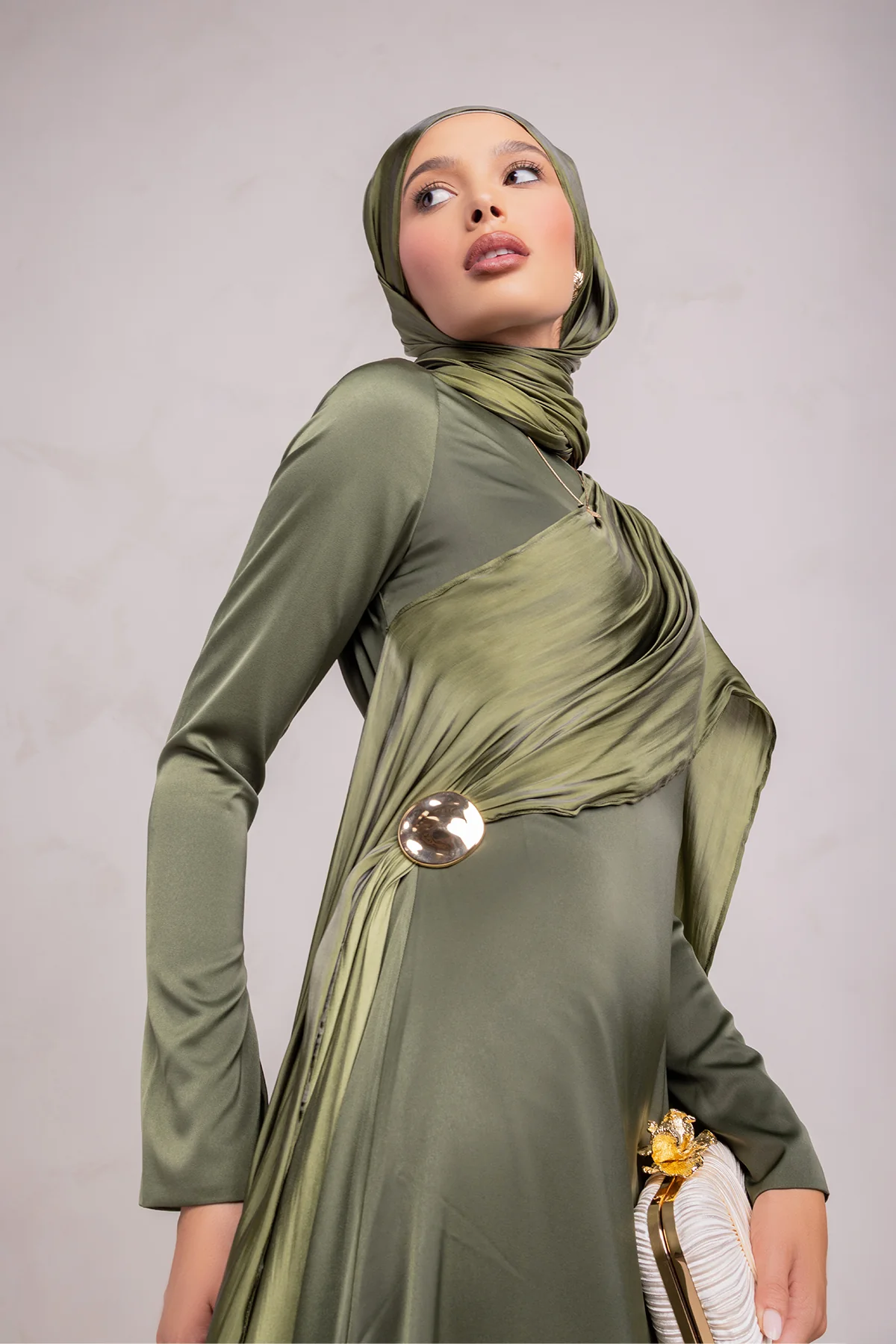 Leana Maxi Dress - Forest Muse - Image 8