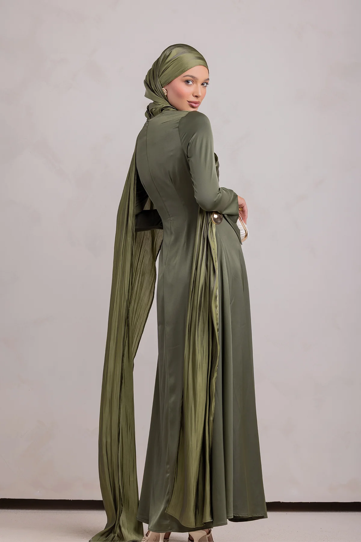 Leana Maxi Dress - Forest Muse - Image 9