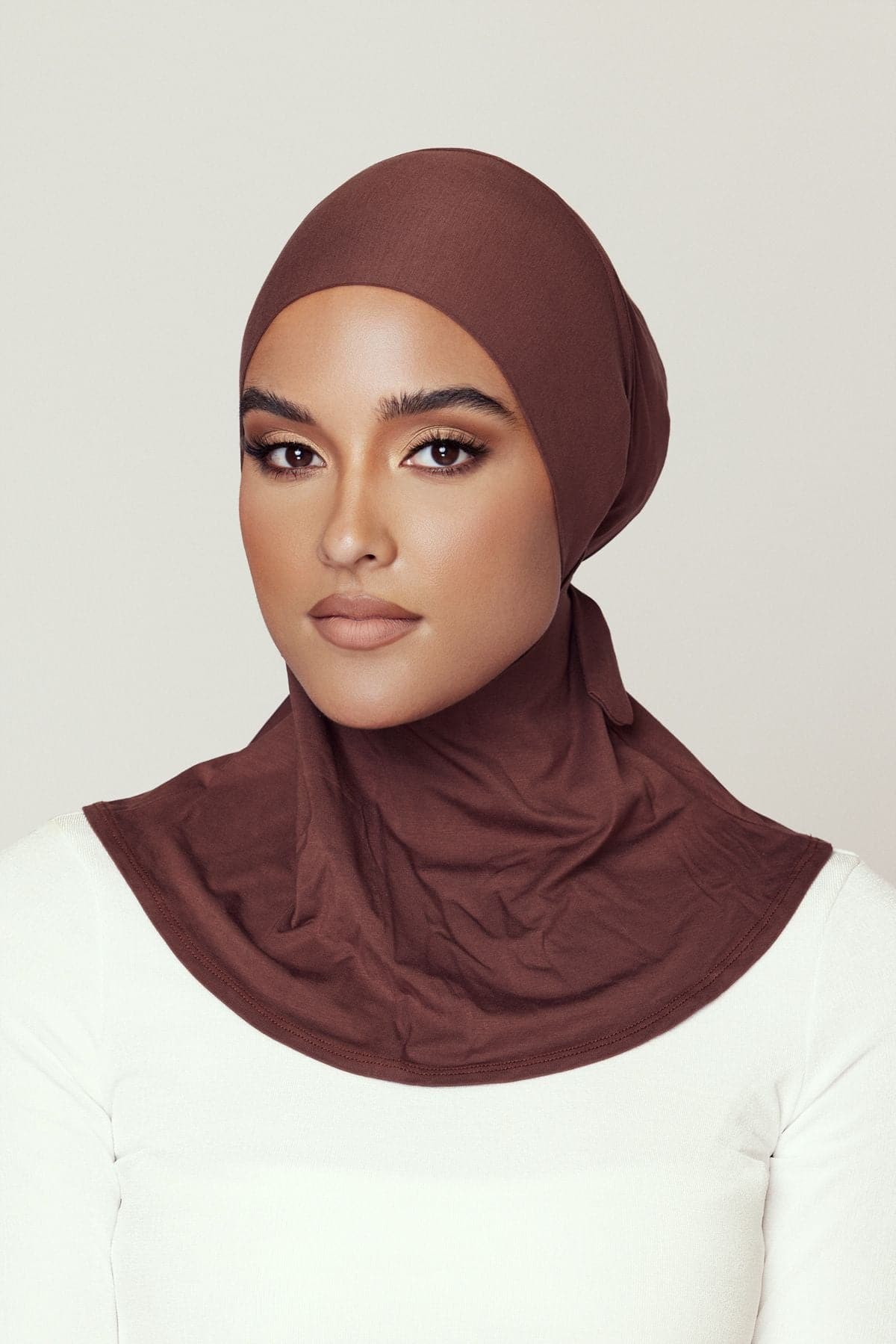 Lila Neck Cover Hijab-Cocoa - Image 3