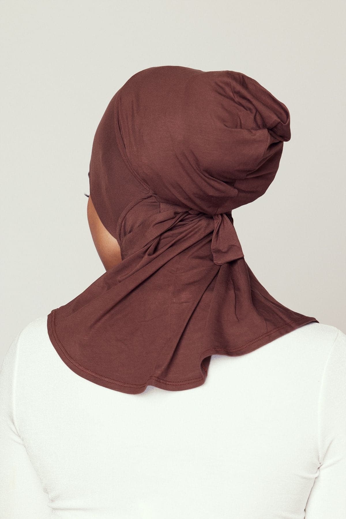 Lila Neck Cover Hijab-Cocoa - Image 4