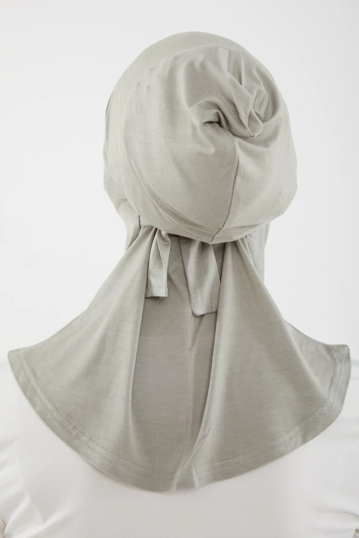 Lila Neck Cover Hijab- London Fog - Image 3