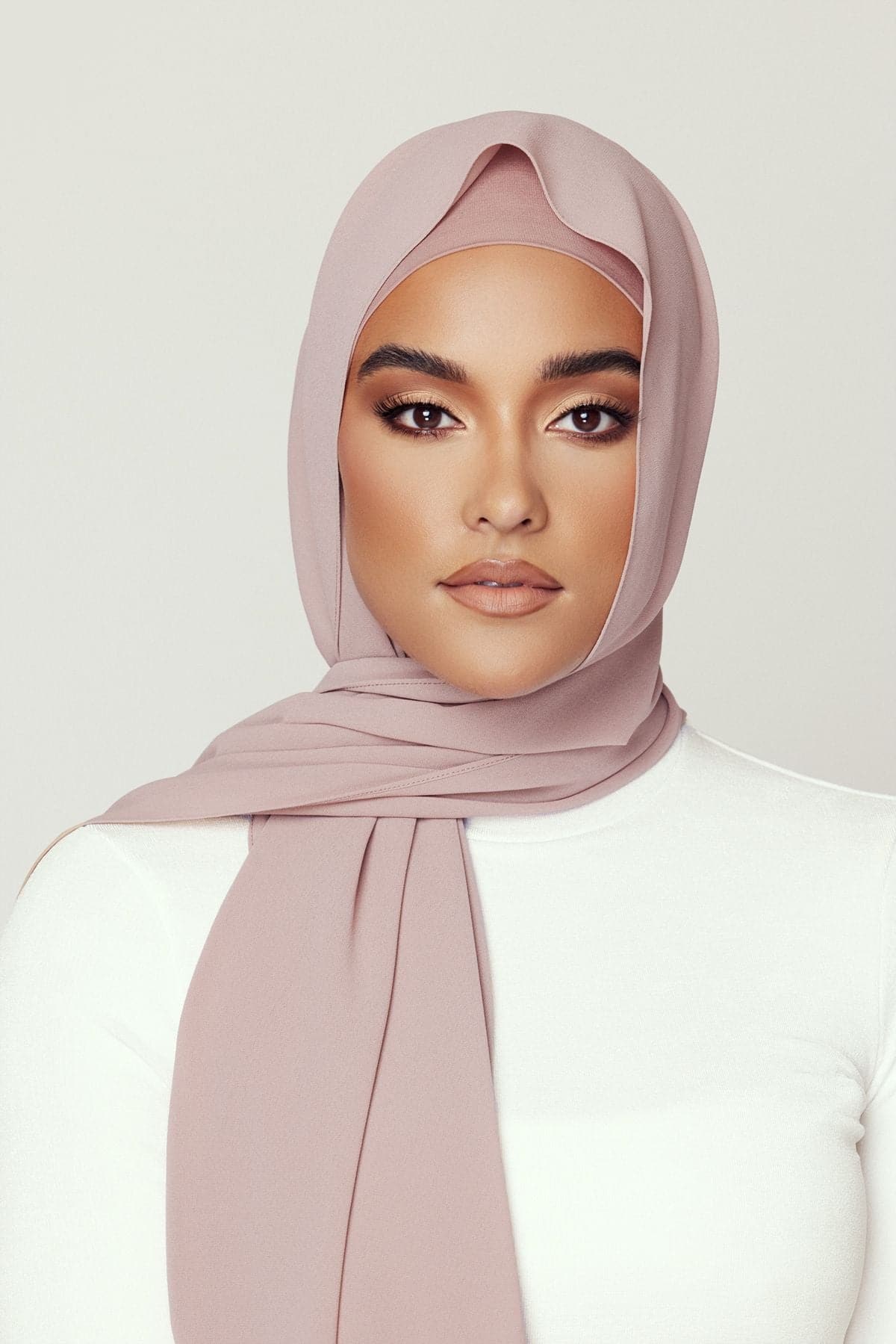 Matching Hijab & Undercap Bundle - Sand - Image 3