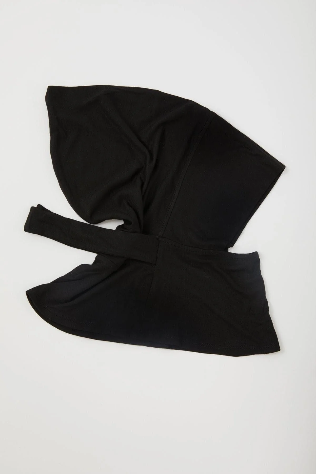 Mia Mini Neck Cover Hijab- Black - Image 4