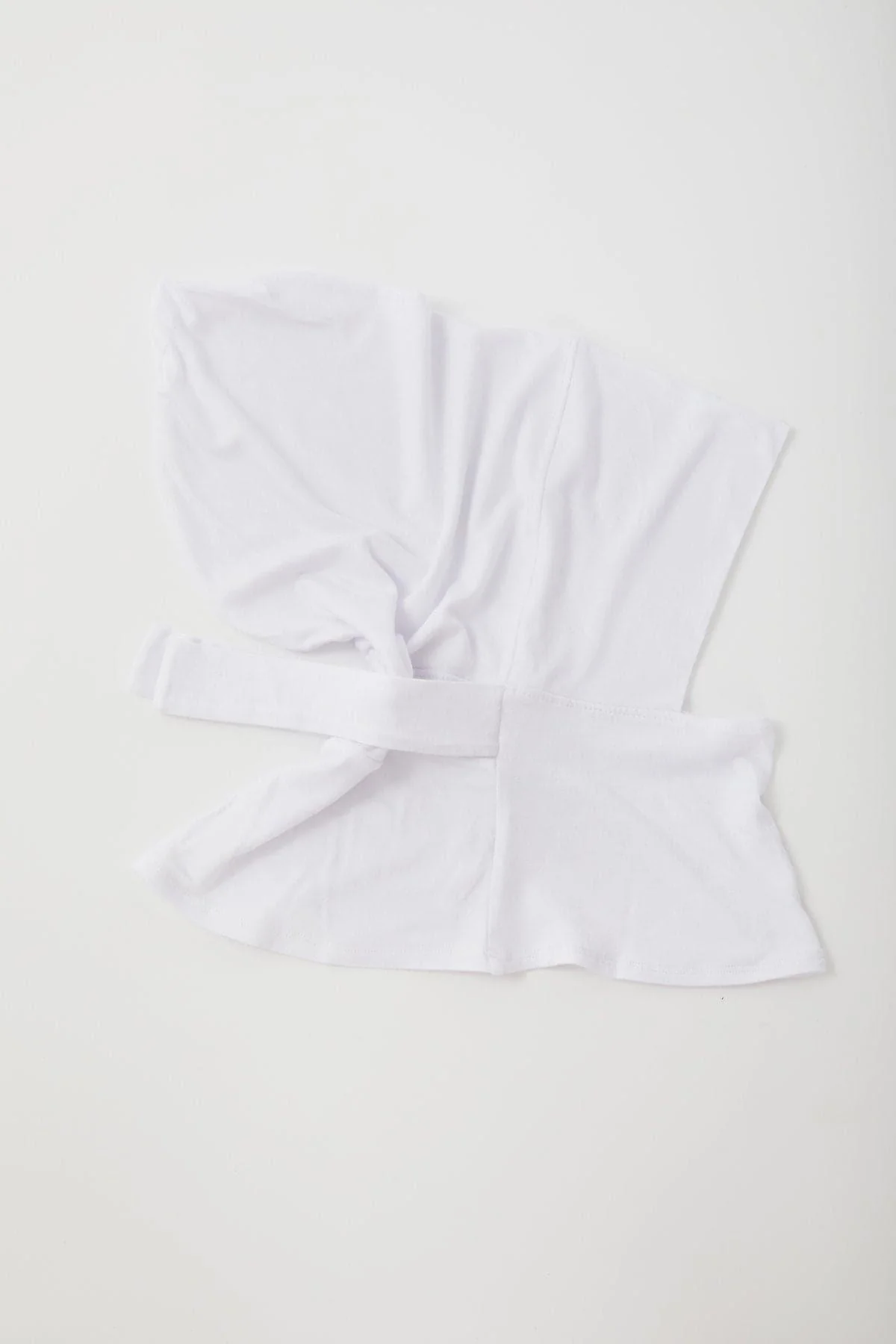 Mia Mini Neck Cover Hijab- White - Image 4