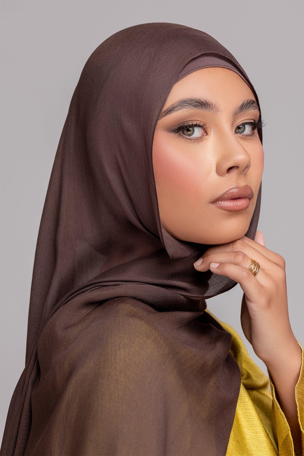 Modal Matching Hijab Set- Bitter Brown - Image 2