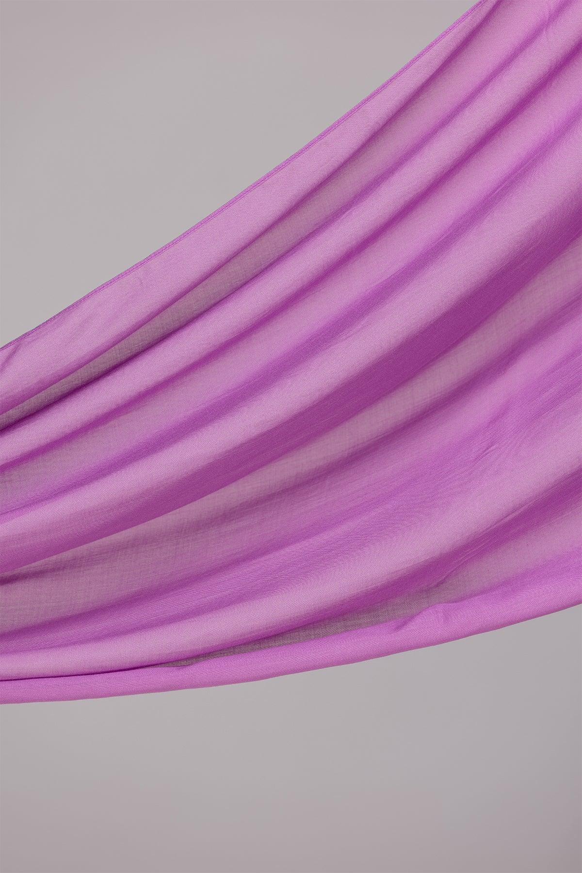 Modal Matching Hijab Set- Mulberry - Image 3
