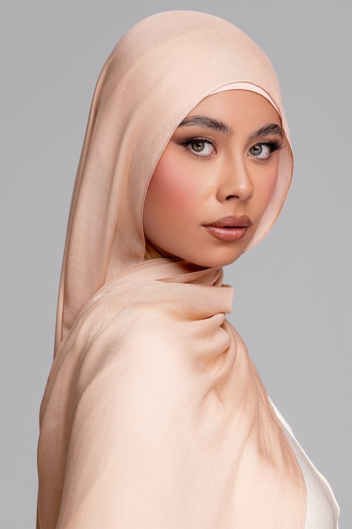 Modal Matching Hijab Set- Pink Yarrow - Image 2
