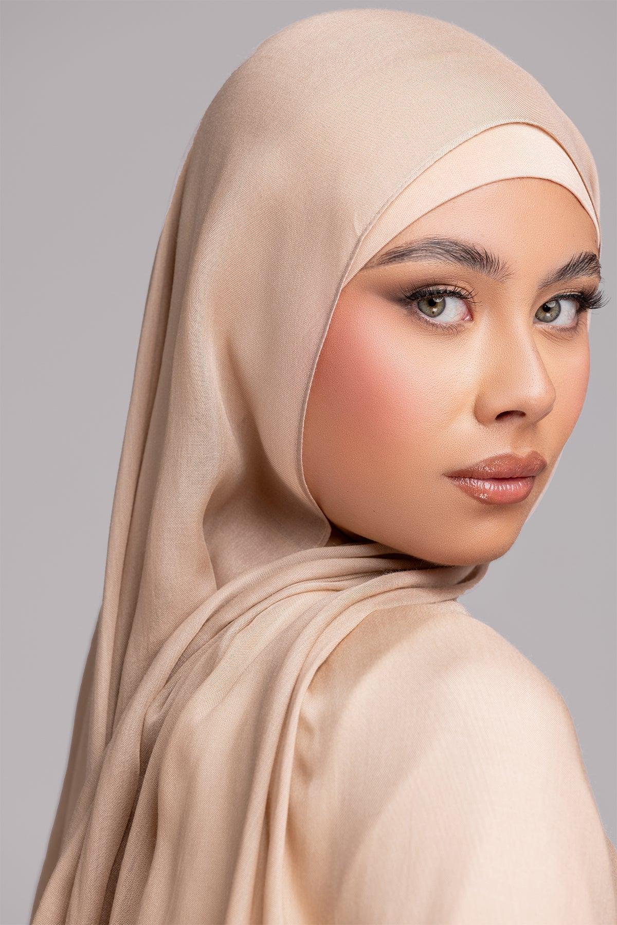 Modal Matching Hijab Set- Praline - Image 2