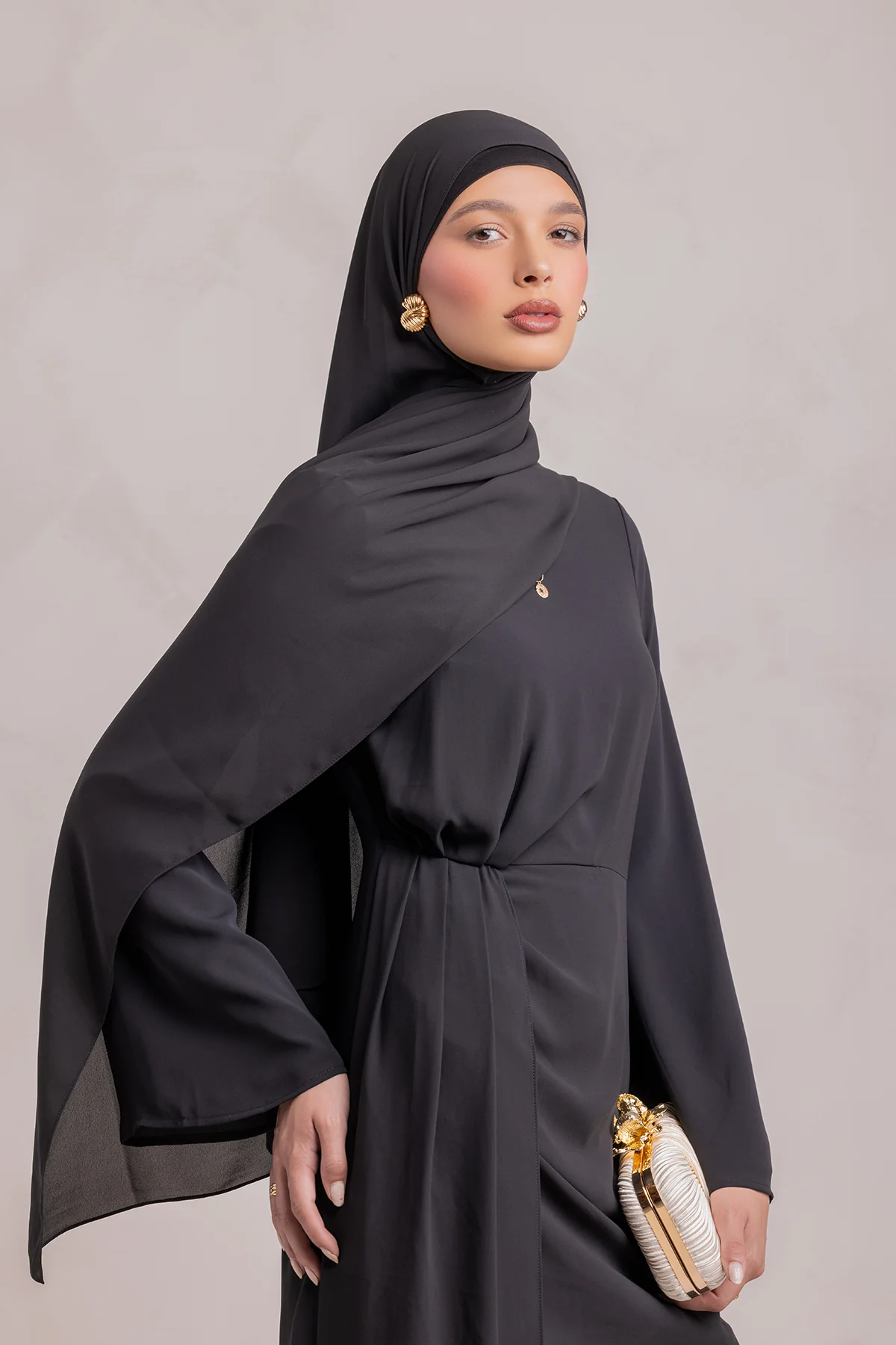 Nada Matching Hijab - Black - Image 5