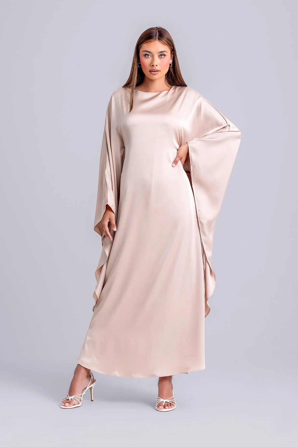 Nadine Abaya Kaftan- Rosewater - Image 2