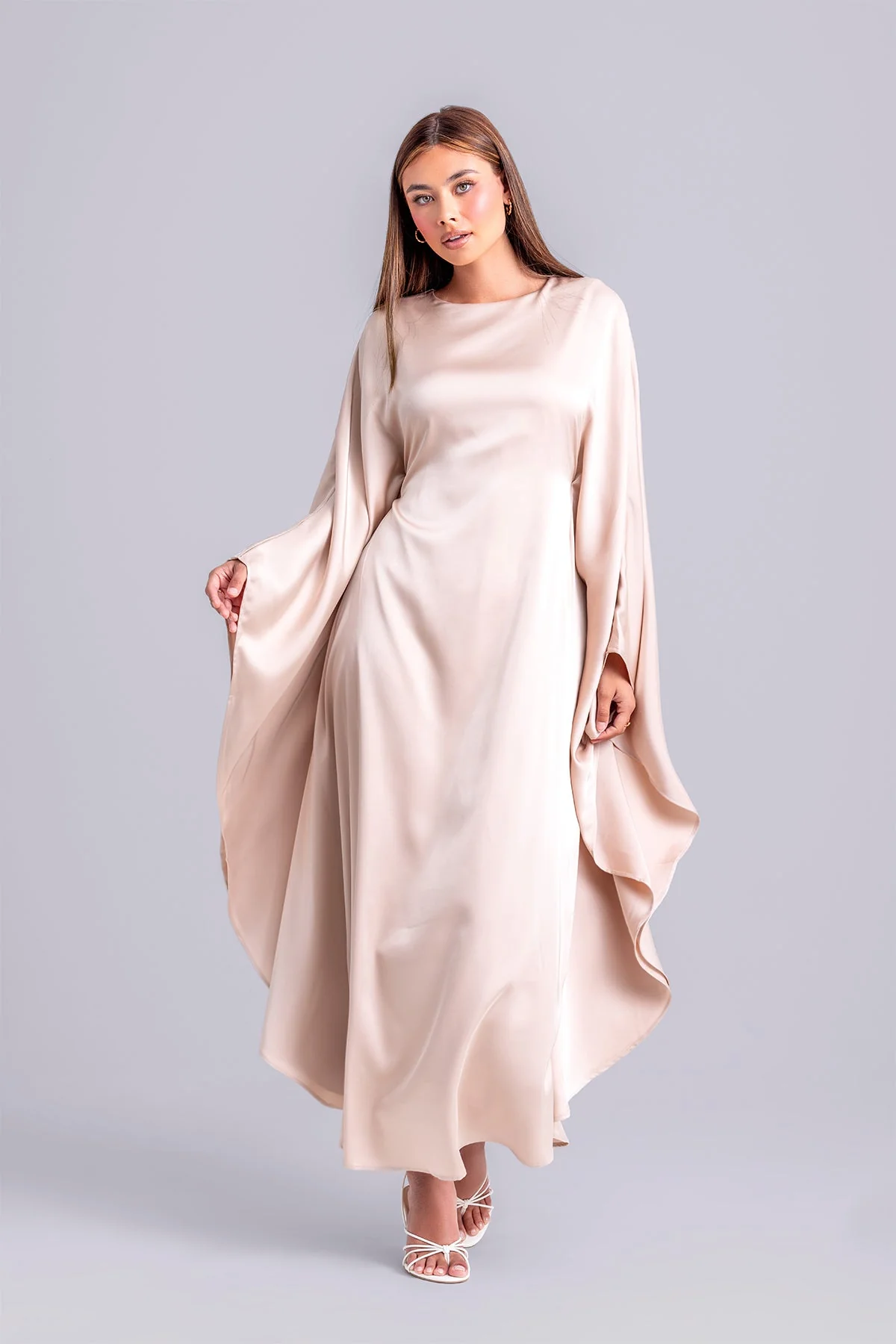 Nadine Abaya Kaftan- Rosewater - Image 3