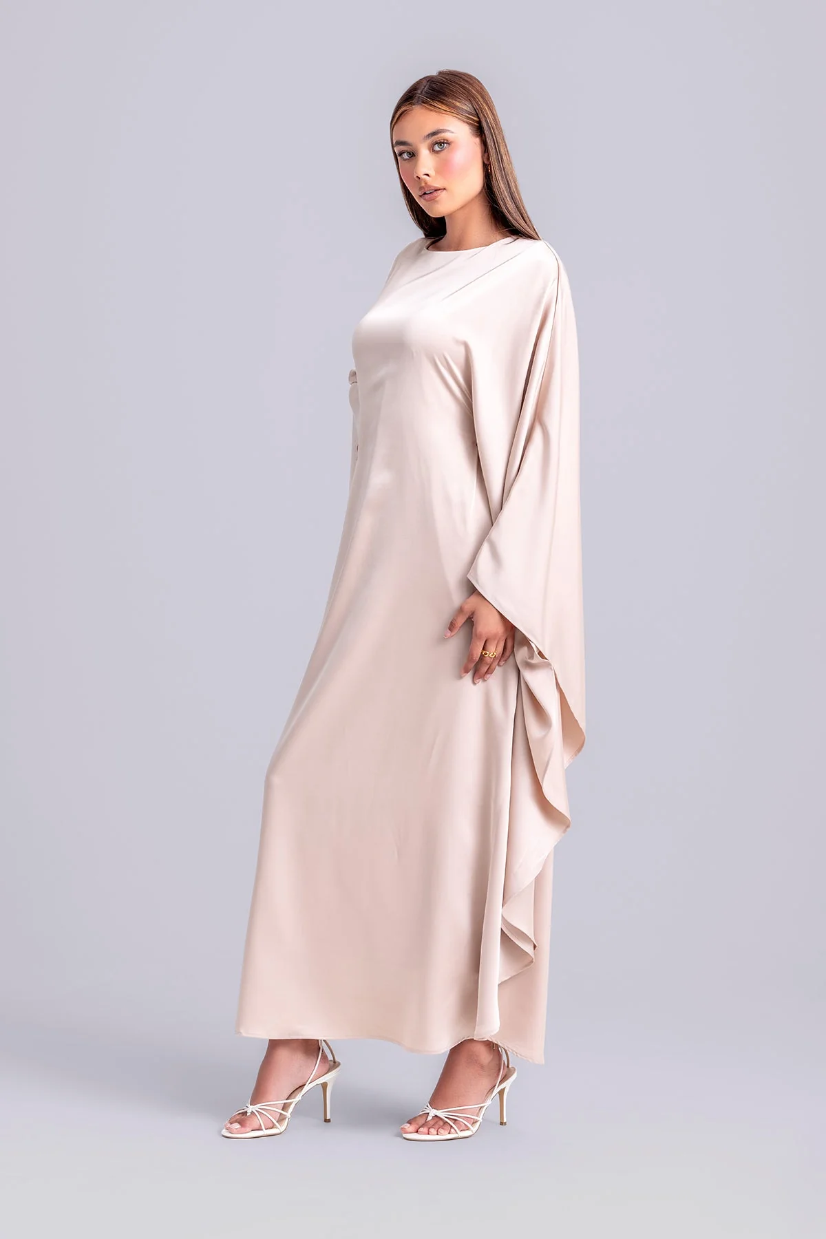 Nadine Abaya Kaftan- Rosewater - Image 4