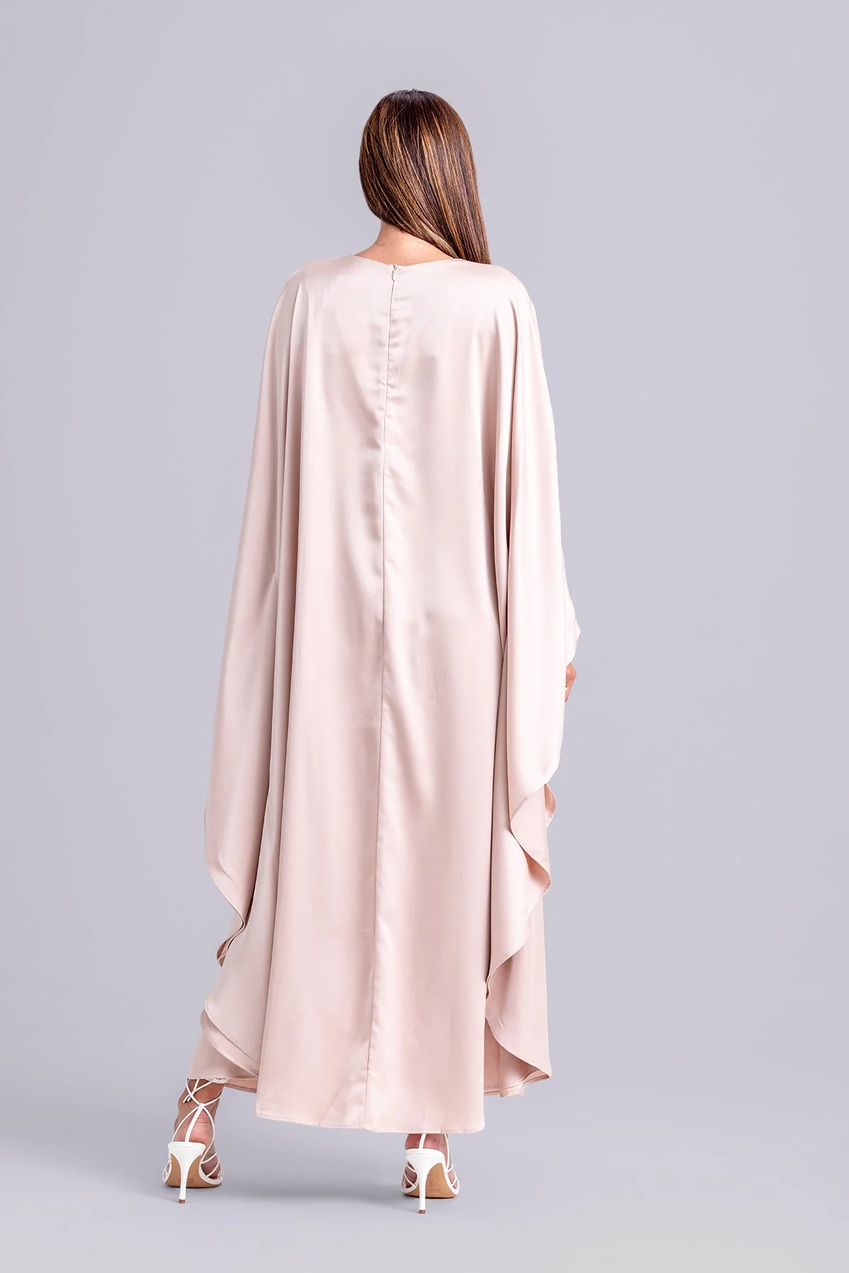 Nadine Abaya Kaftan- Rosewater - Image 6