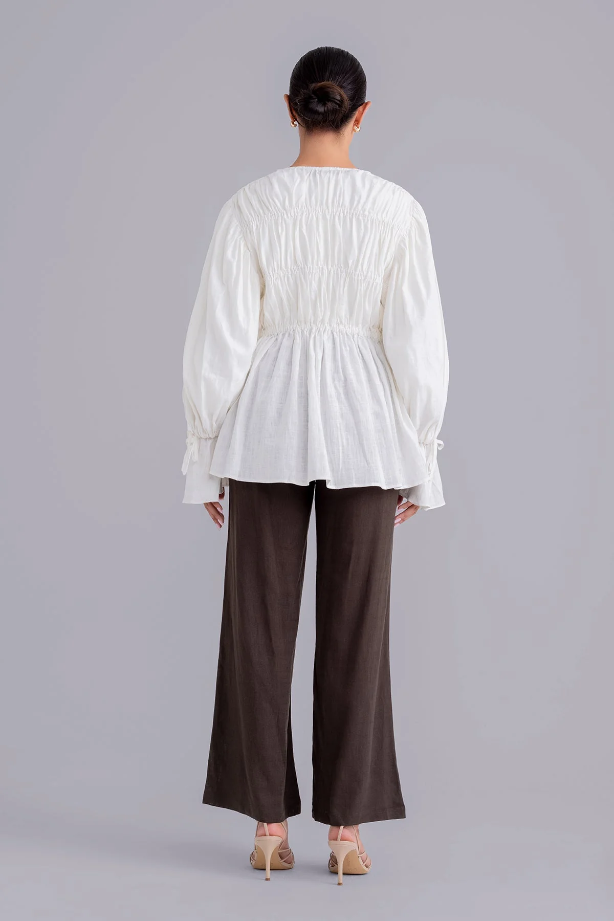 Najla Linen & Top Set - Macchiato - Image 10
