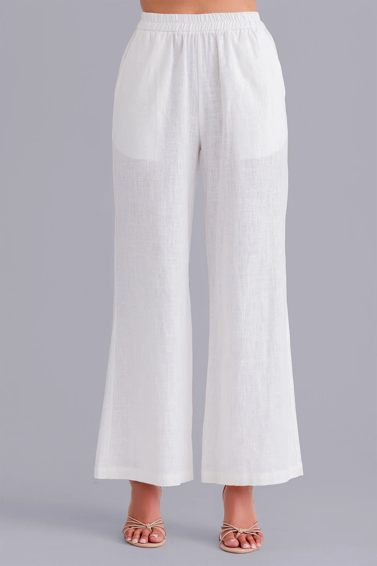 Najla Linen & Top Set - Vanilla Cloud - Image 5