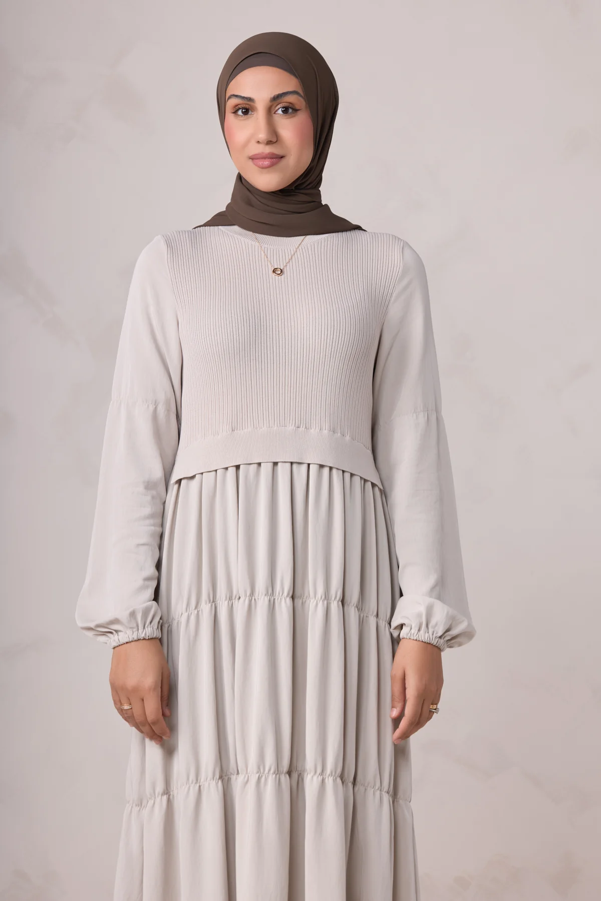 Norhan Everyday Maxi Dress - Beige - Image 11