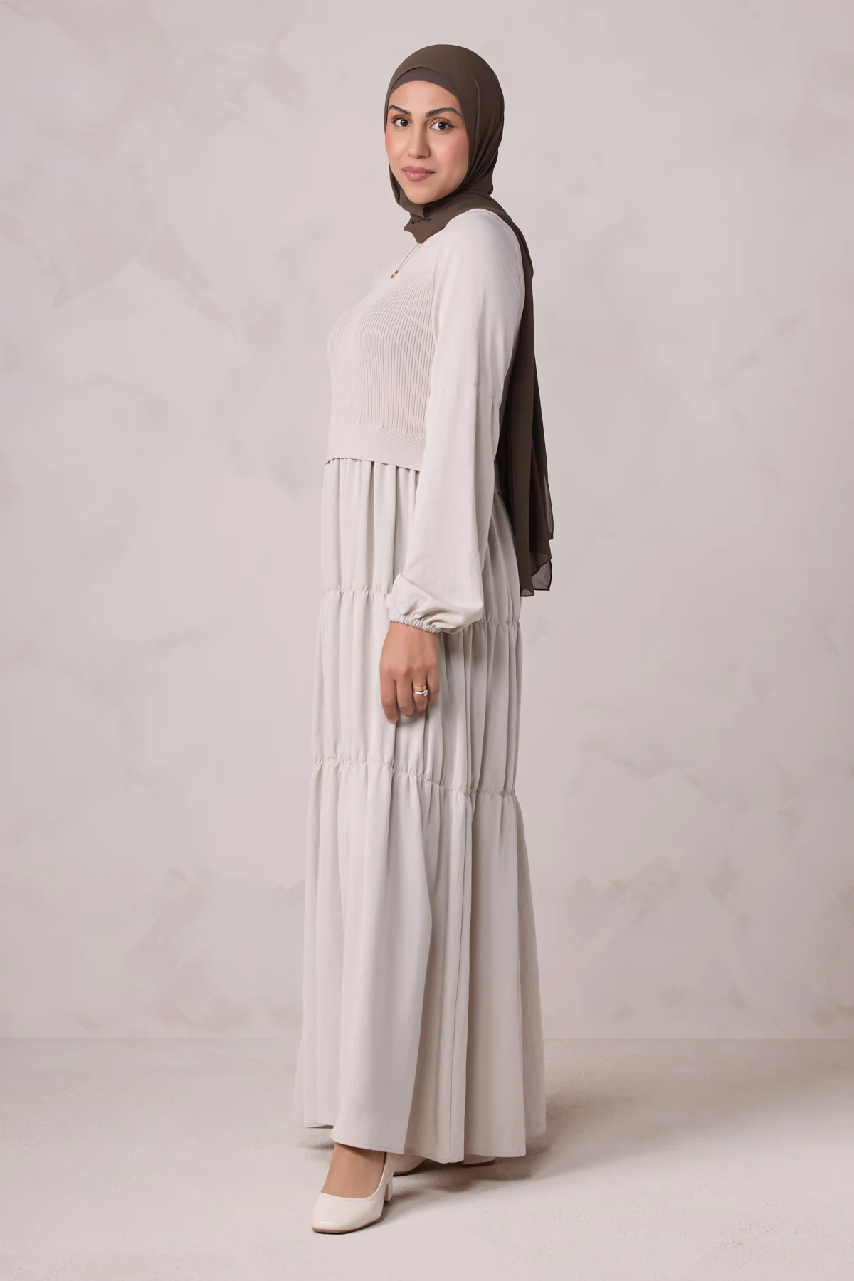 Norhan Everyday Maxi Dress - Beige - Image 12