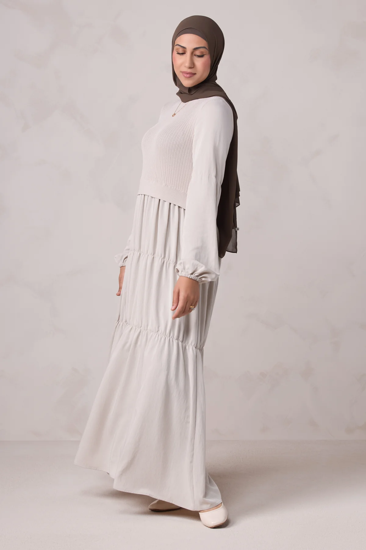 Norhan Everyday Maxi Dress - Beige - Image 13