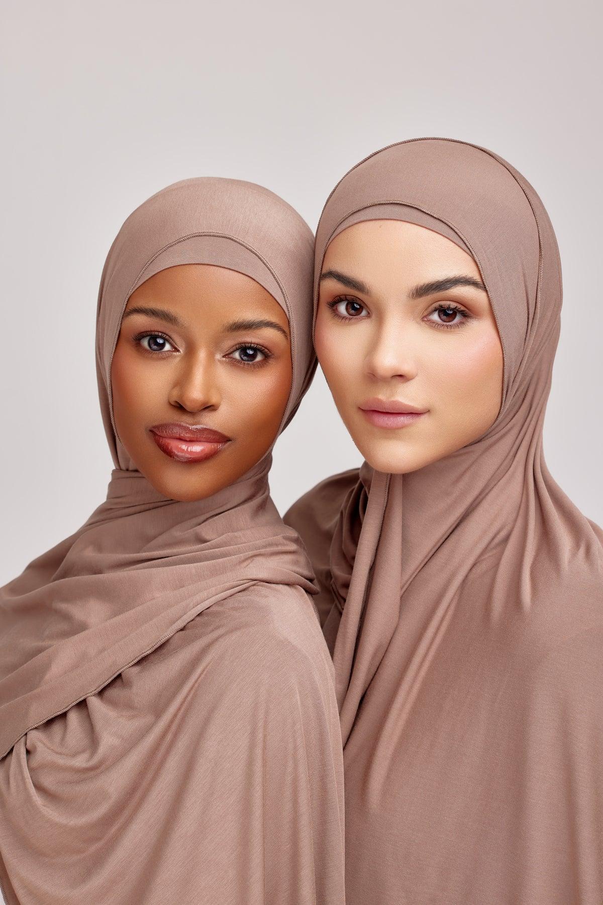 OEKO-TEX™ Bamboo Jersey Hijab Set - Cedar Earth - Image 2