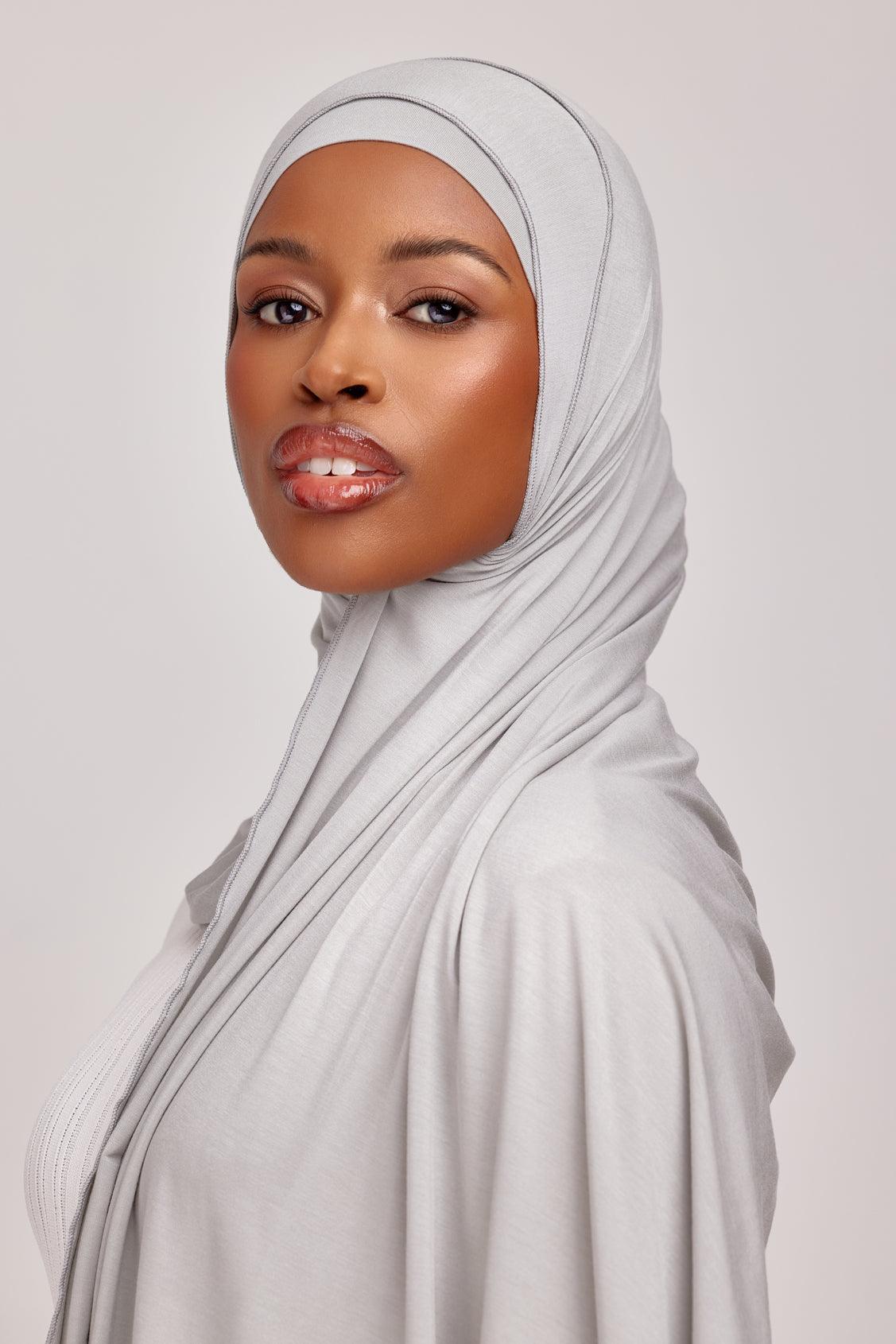 OEKO-TEX™ Bamboo Jersey Hijab Set - Minted Meadow - Image 6