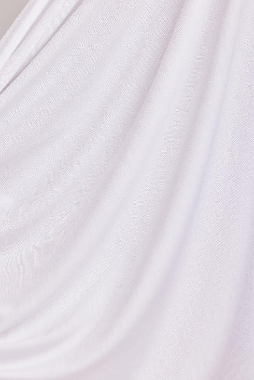 OEKO-TEX™ Bamboo Jersey Hijab Set - White - Image 6