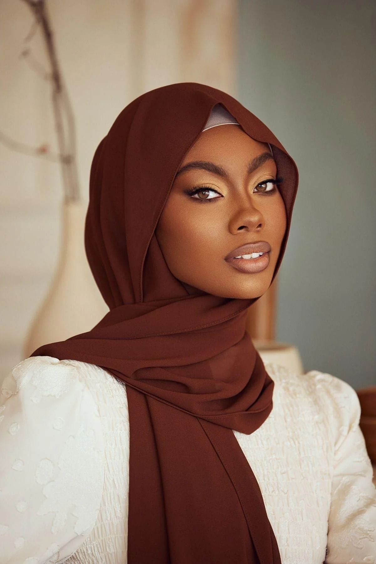 Premium Chiffon Hijab - Autumn - Image 3