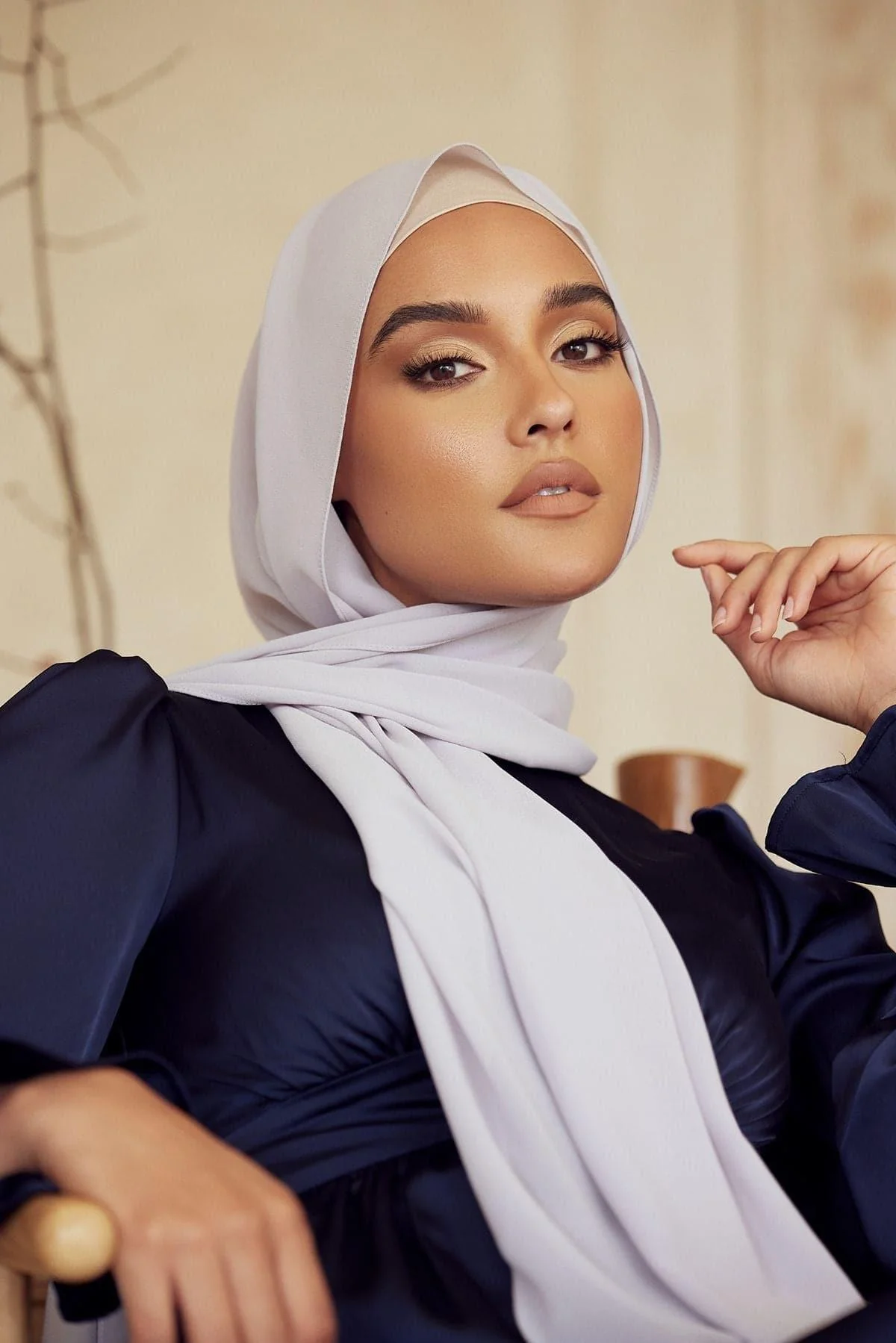 Premium Chiffon Hijab - Iris
