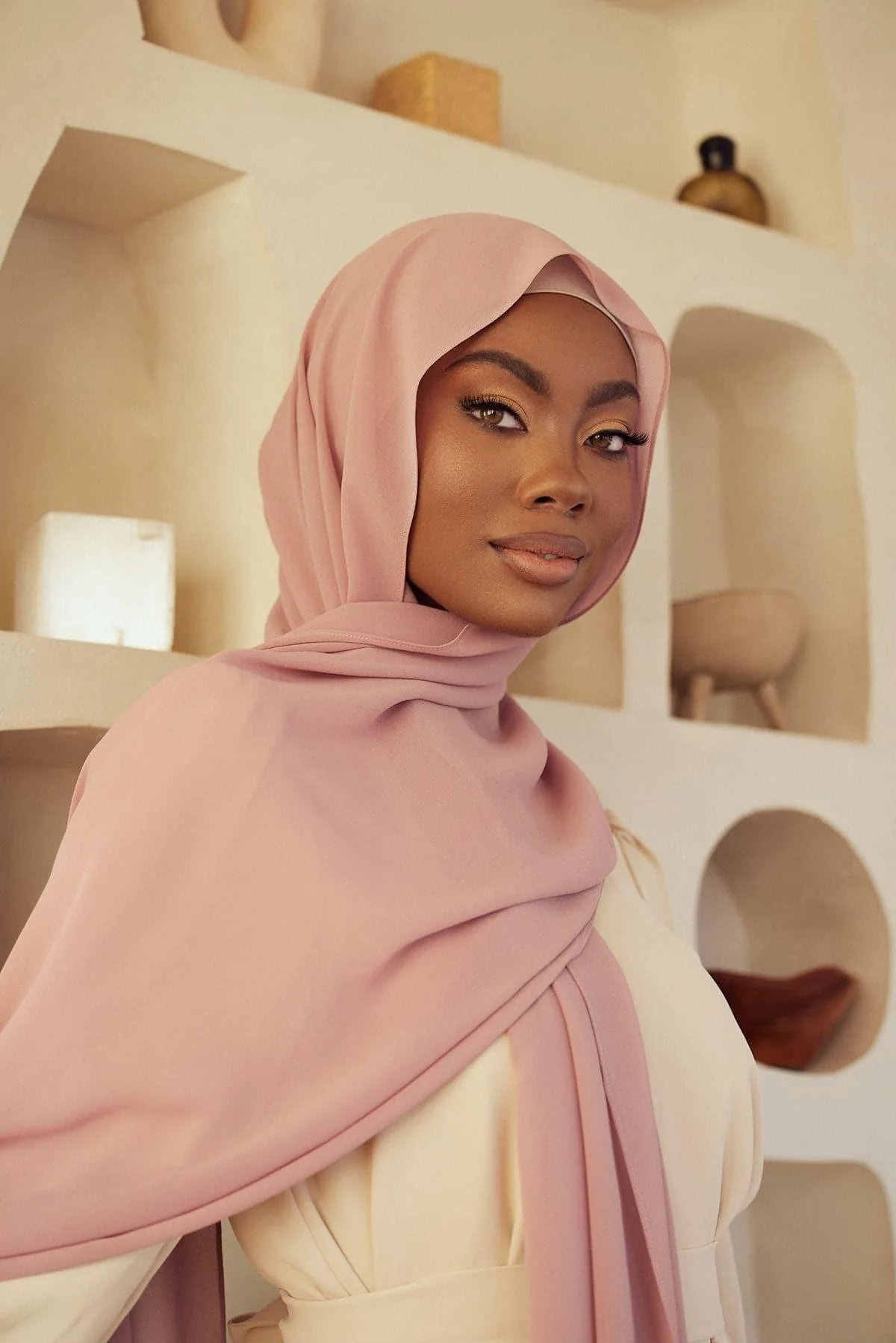 Premium Chiffon Hijab - Orchid