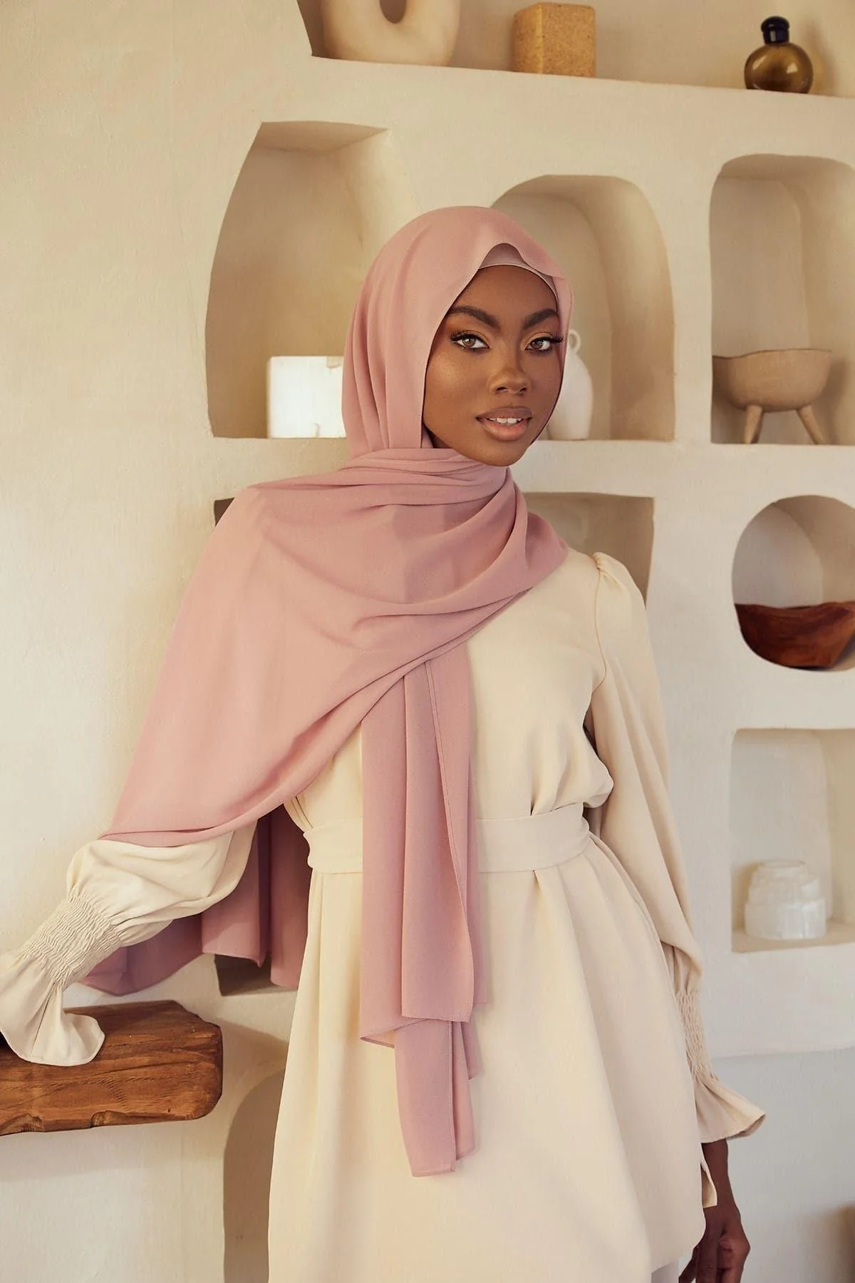 Premium Chiffon Hijab - Orchid - Image 2