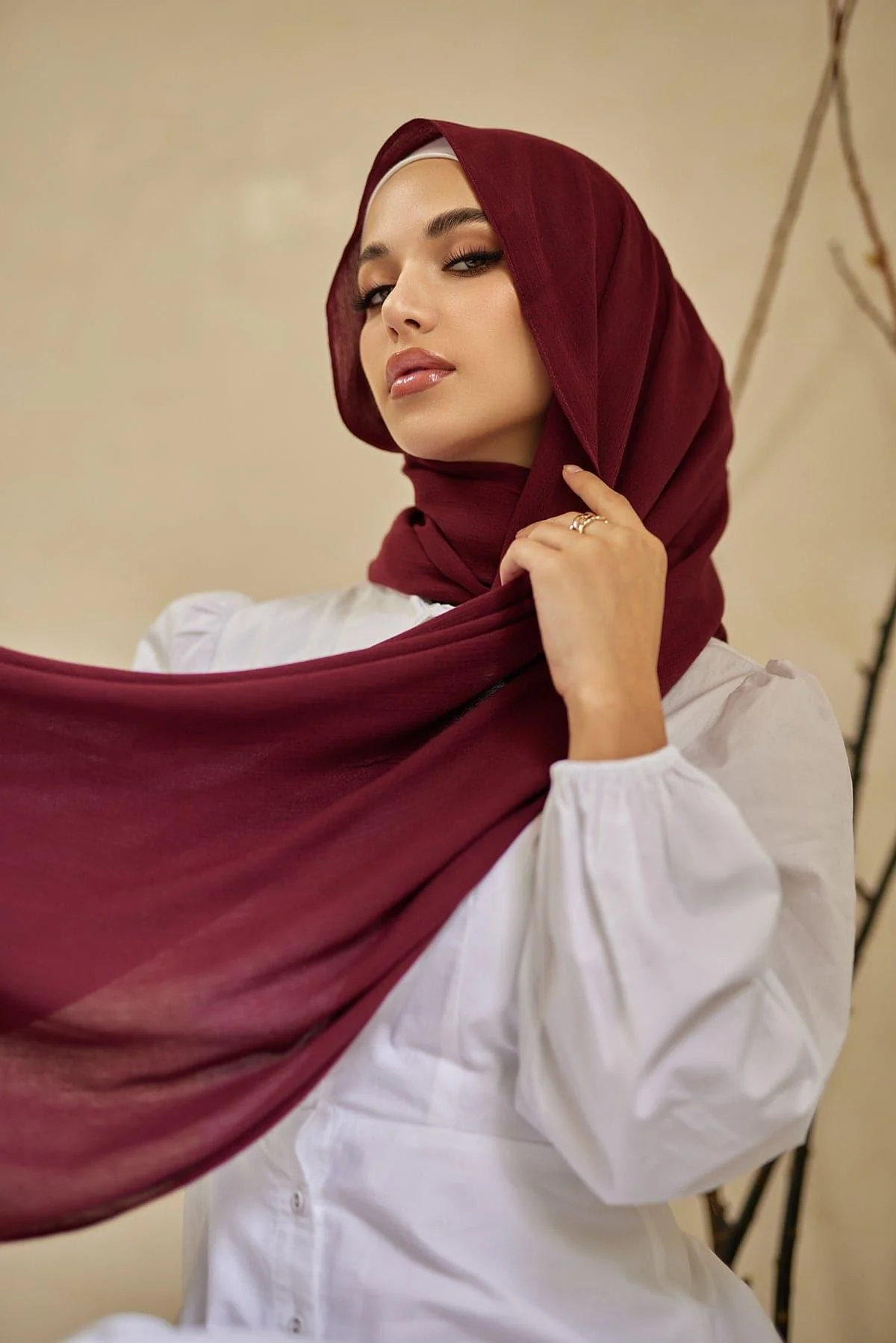 Premium Rayon Hijab- Qamar