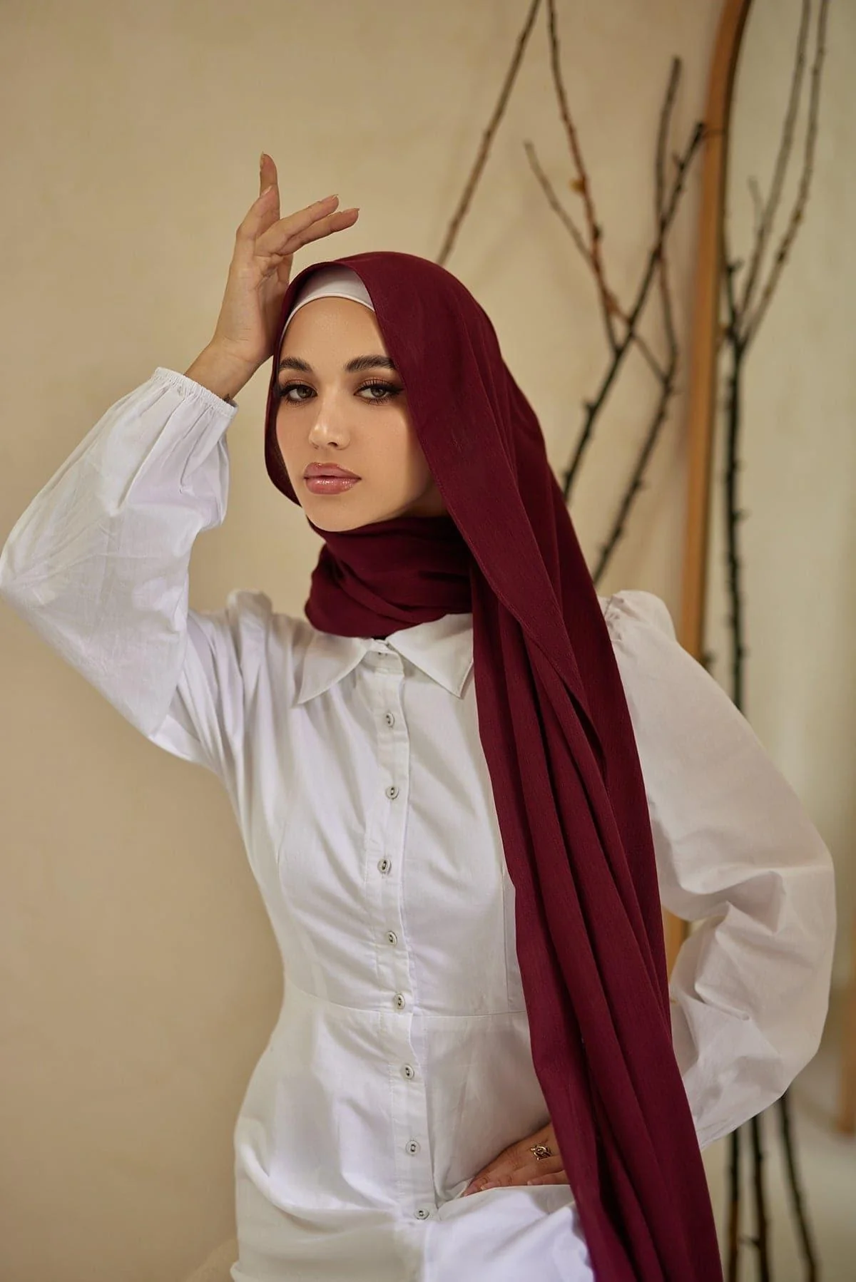 Premium Rayon Hijab- Qamar - Image 3