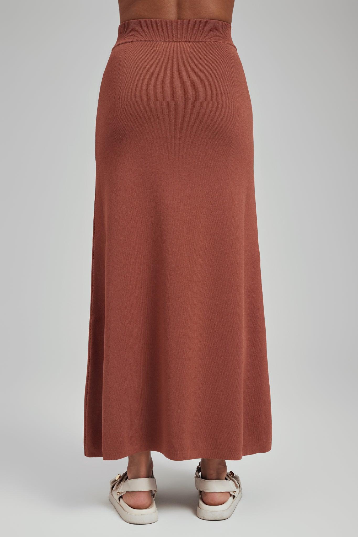 Raya Flat Knit Maxi Skirt - Image 3