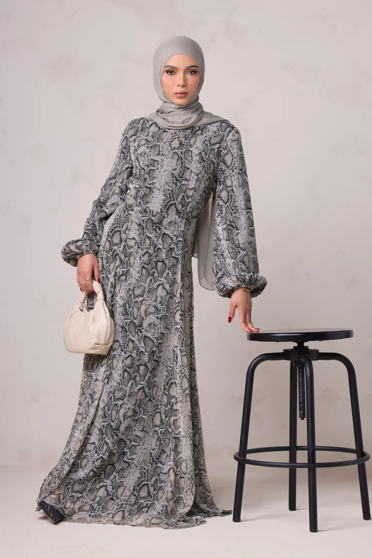 Reem Long Sleeve Maxi Dress - Image 4