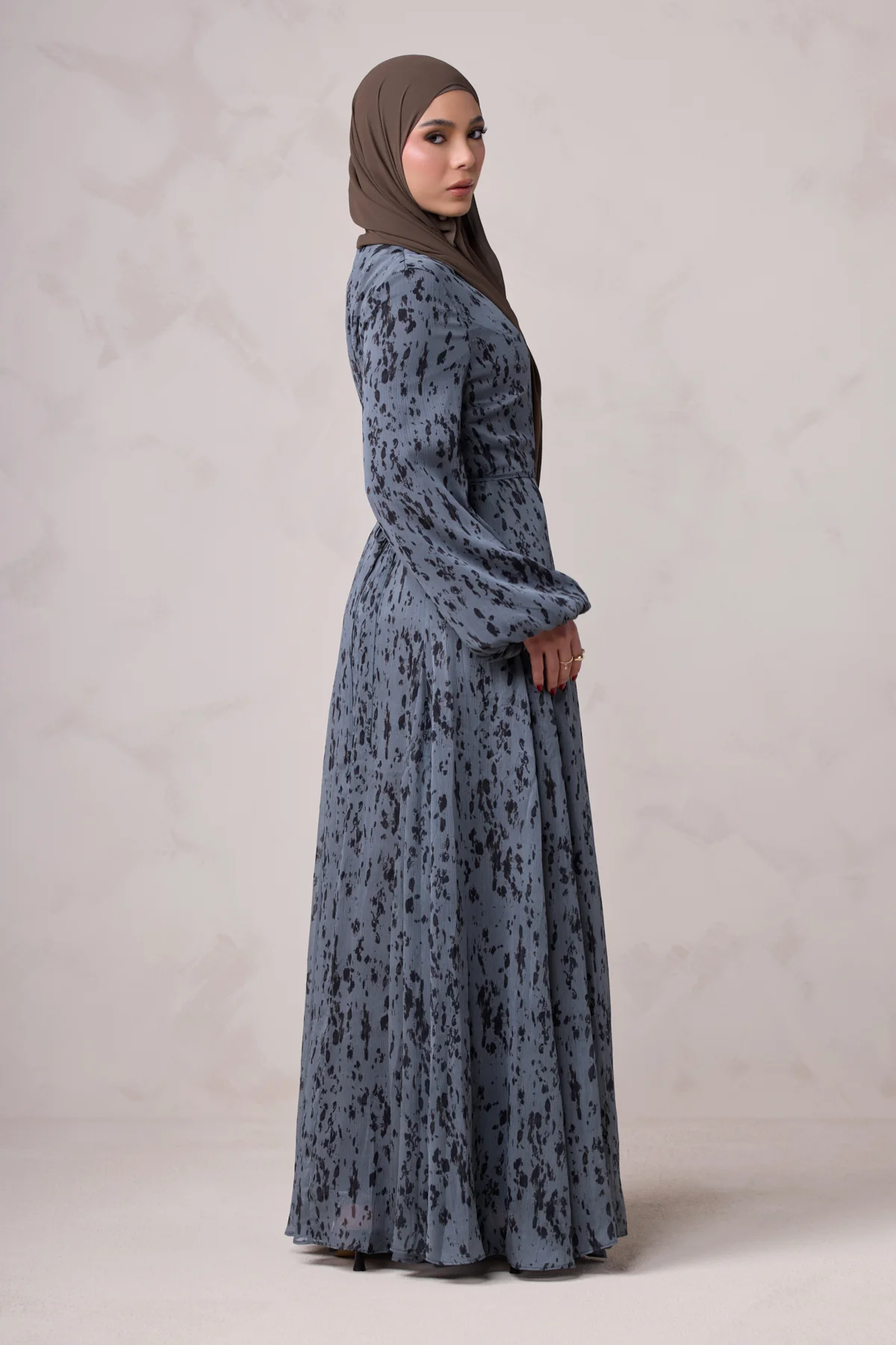 Reem Long Sleeve Maxi Dress - Image 14