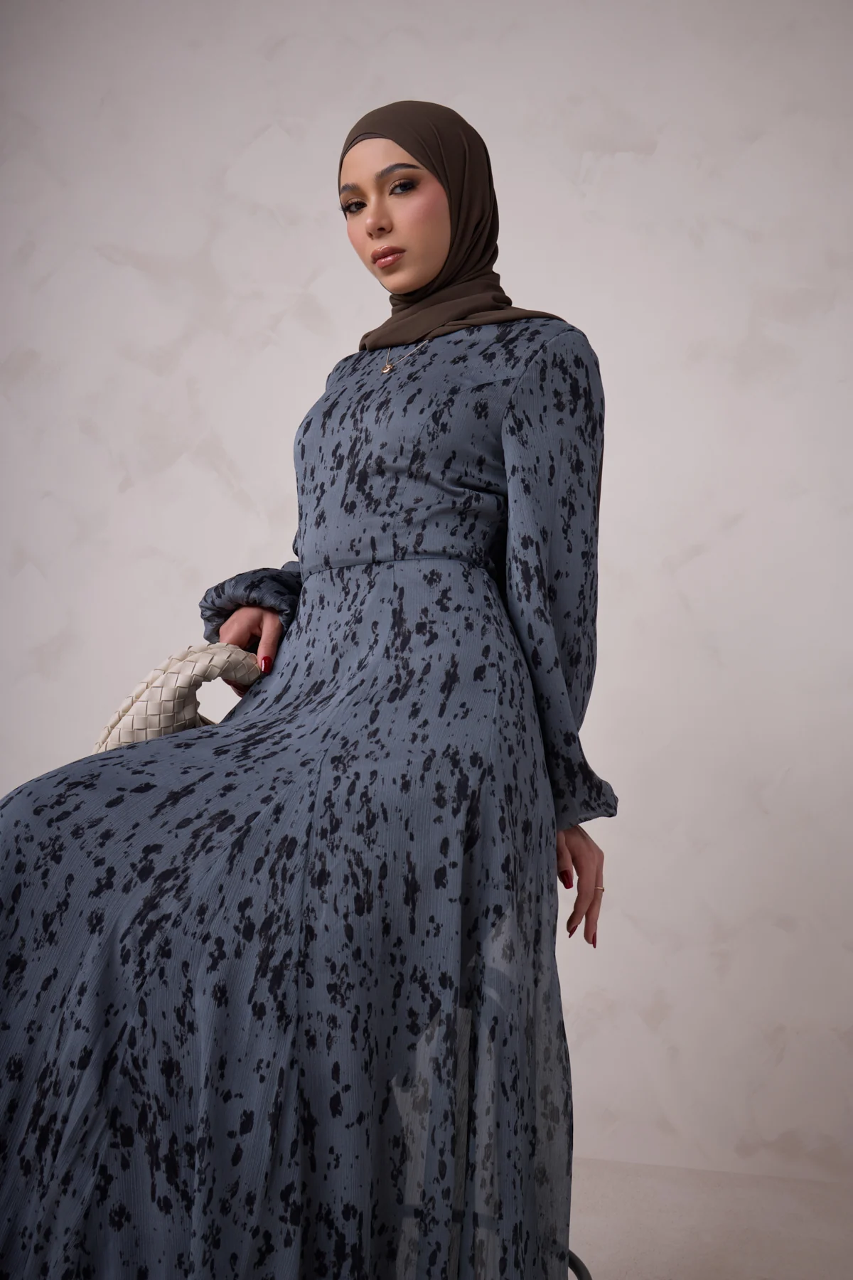 Reem Long Sleeve Maxi Dress - Image 5