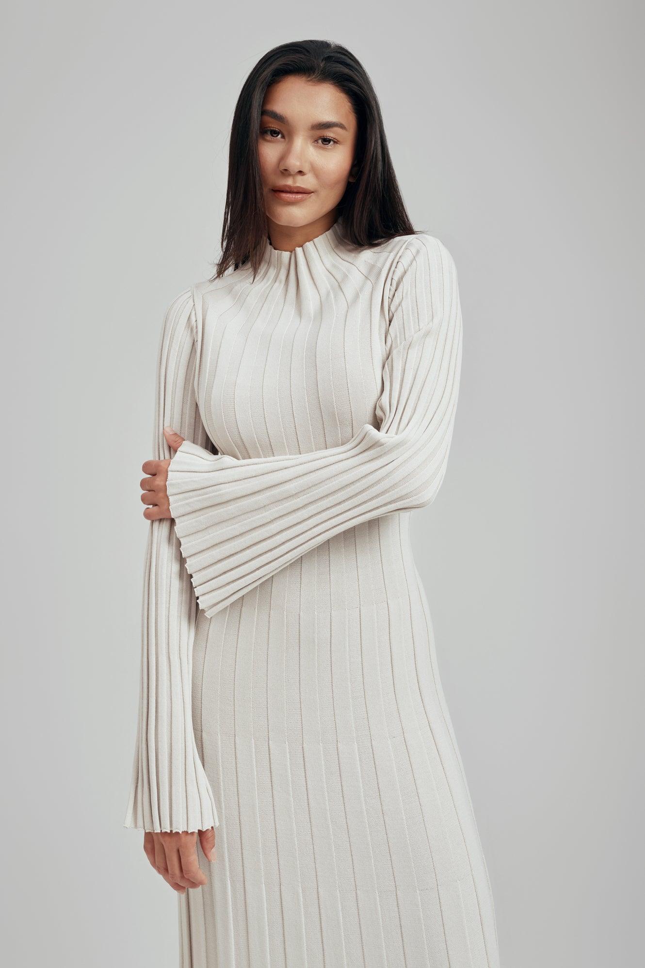 Remi Ribbed Knit Long Sleeve Maxi Dress - Image 5