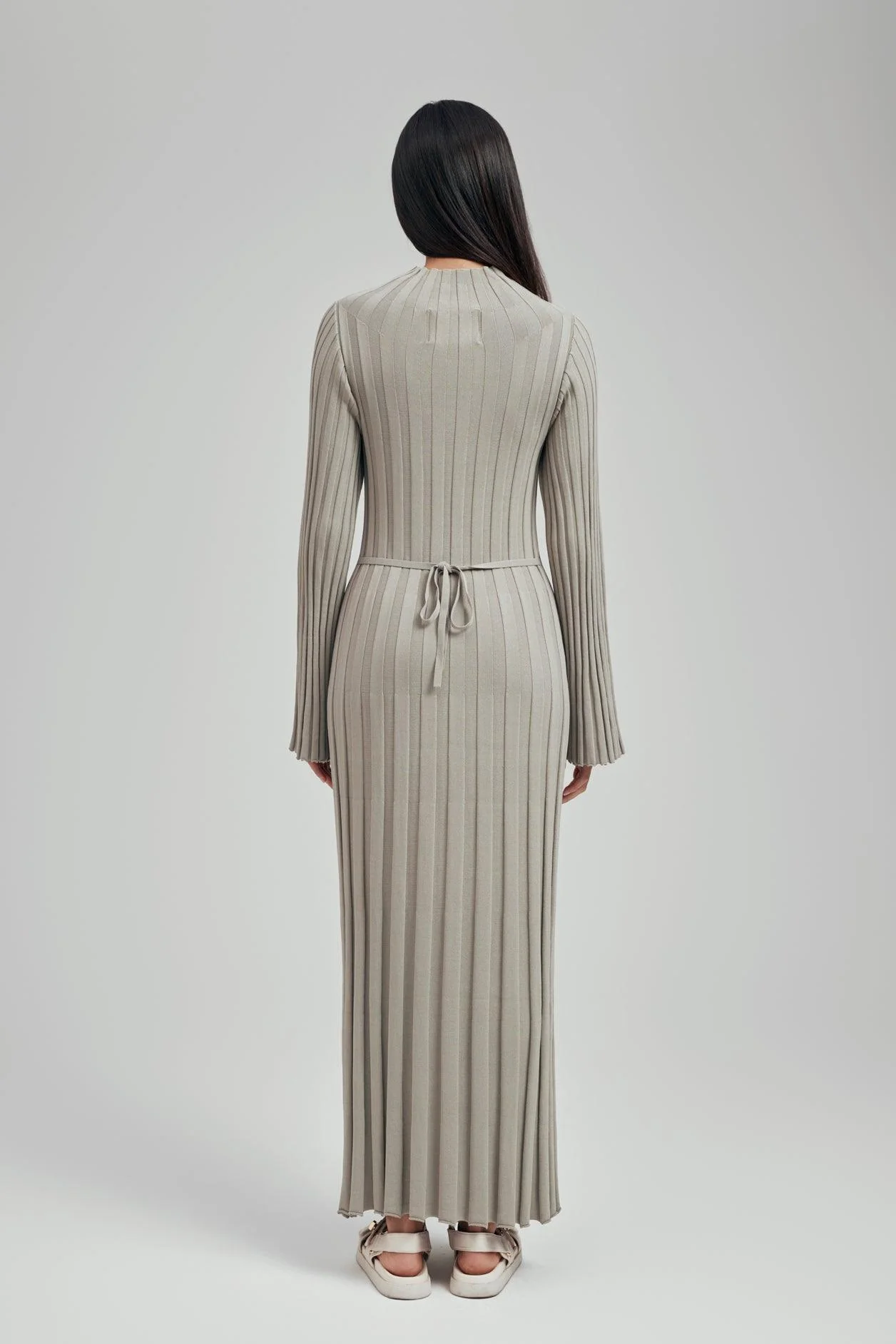 Remi Ribbed Knit Long Sleeve Maxi Dress - Image 4