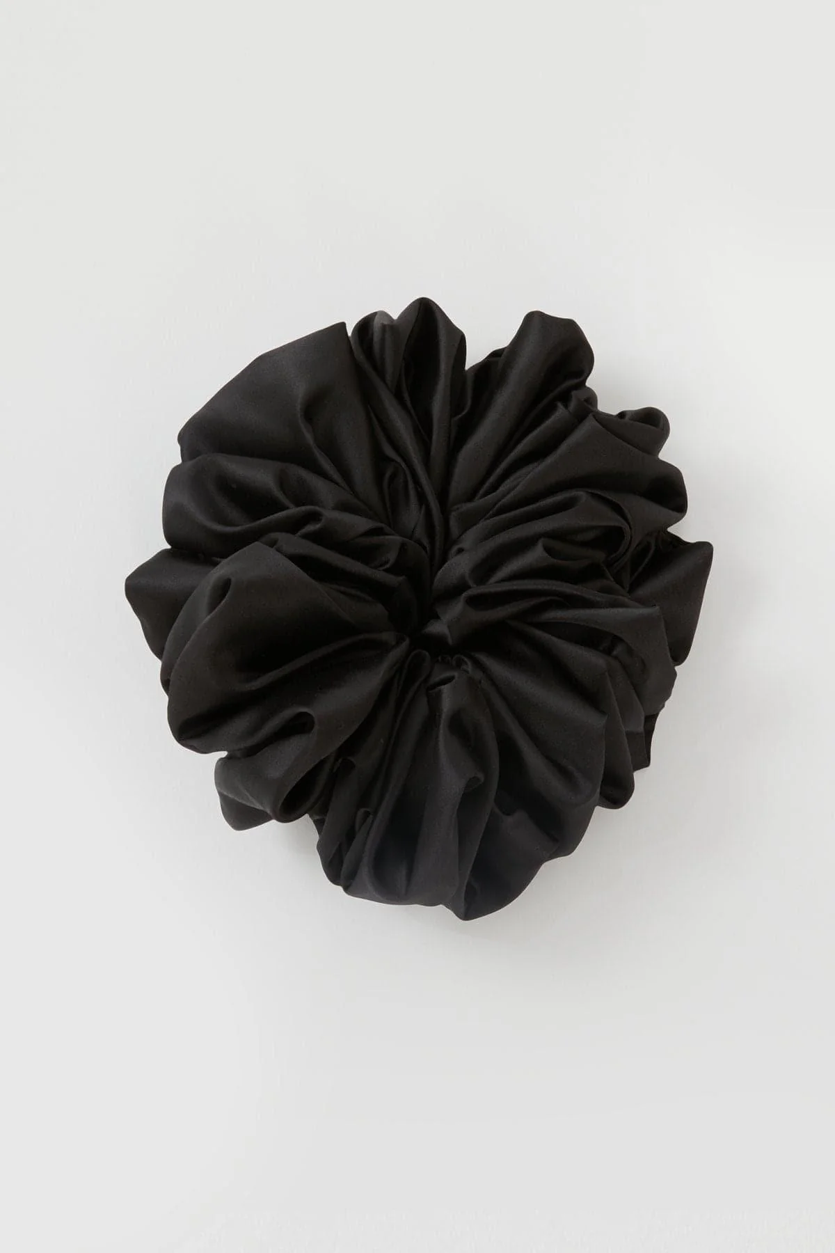 Satin Hijab Scrunchie- Black - Image 4