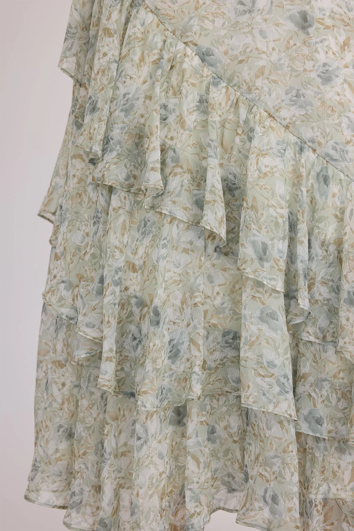 Selena Long Sleeve Maxi Dress - Green - Image 2