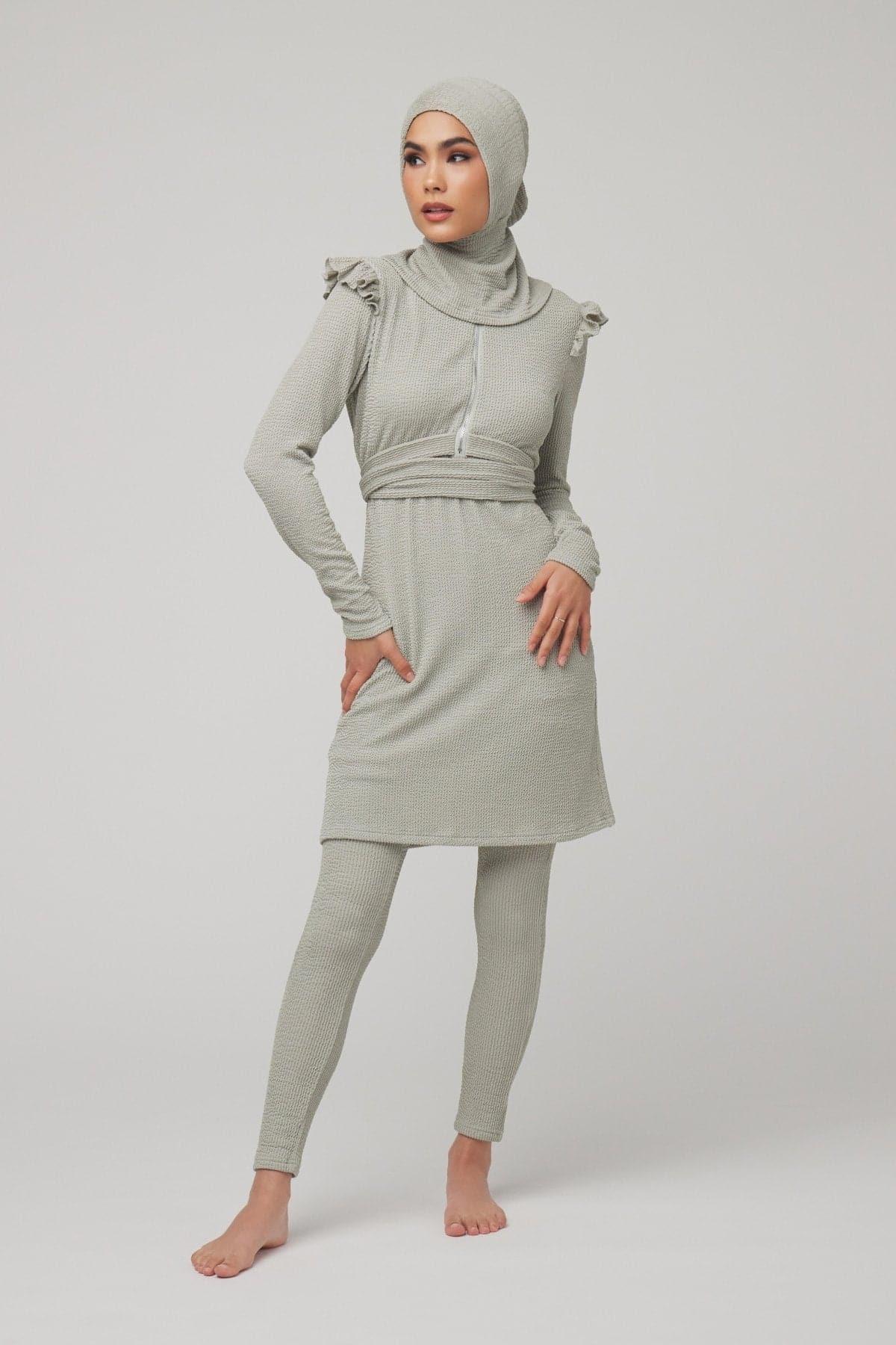 Sophia 3-Piece Modest Swimsuit - Sage