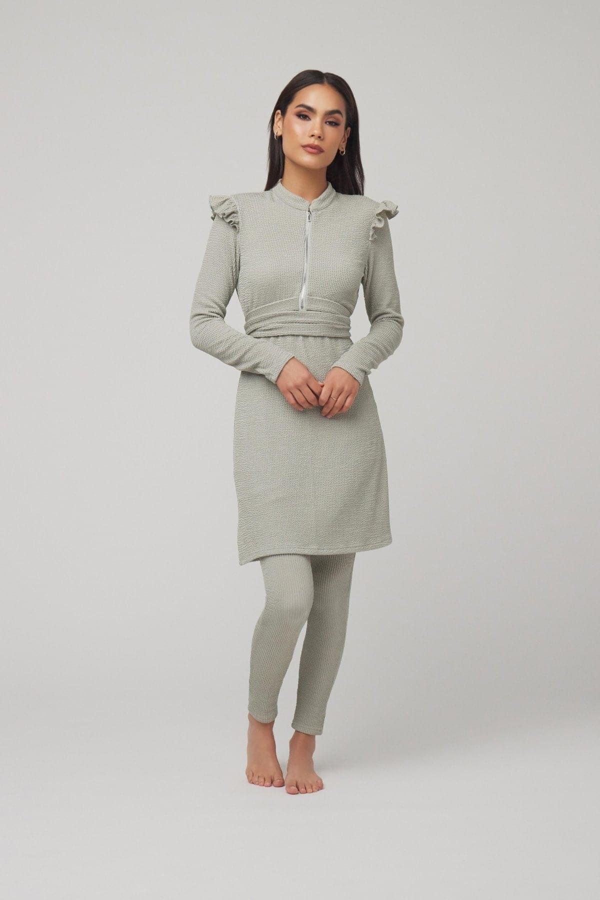 Sophia 3-Piece Modest Swimsuit - Sage - Image 6
