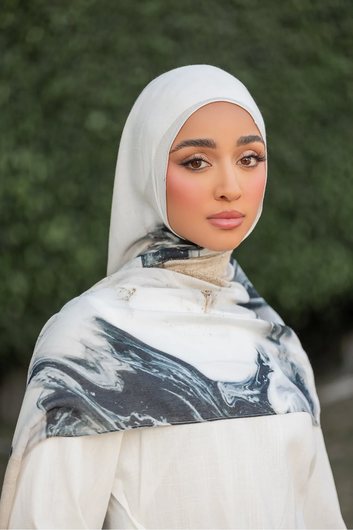 Twilight Print Modal Hijab - Image 3