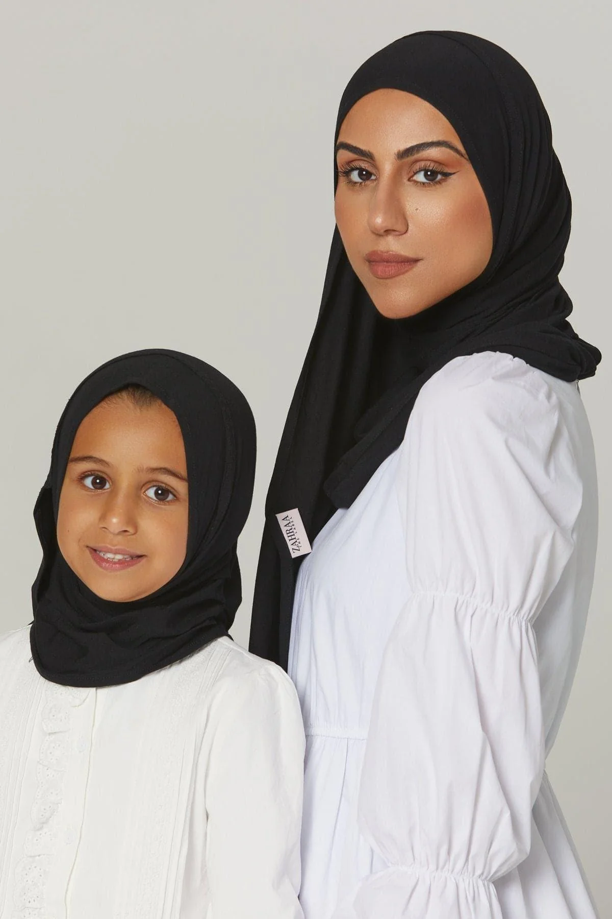 Youth Instant Jersey Hijab - Midnight Star - Image 4