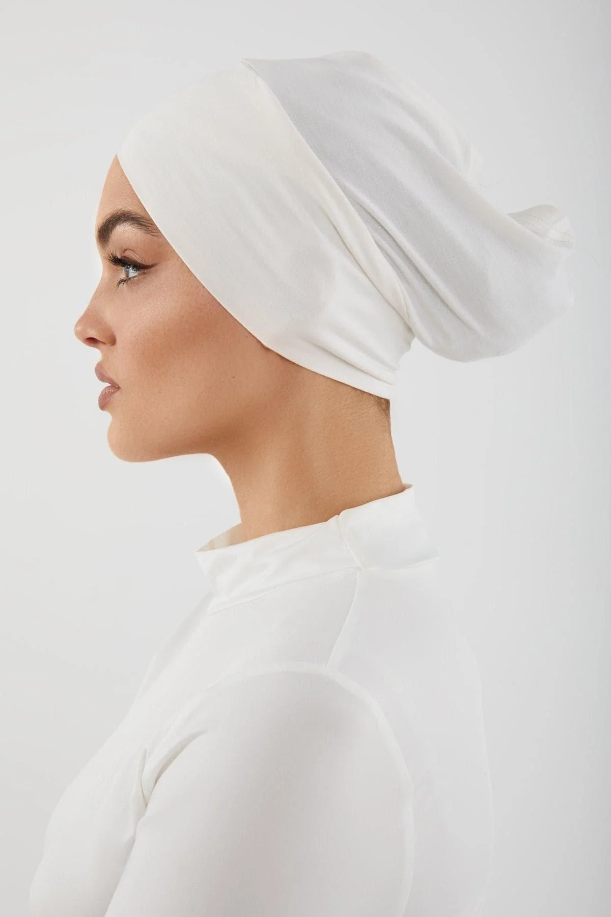 Zena Criss-Cross Undercap- Gardenia - Image 3