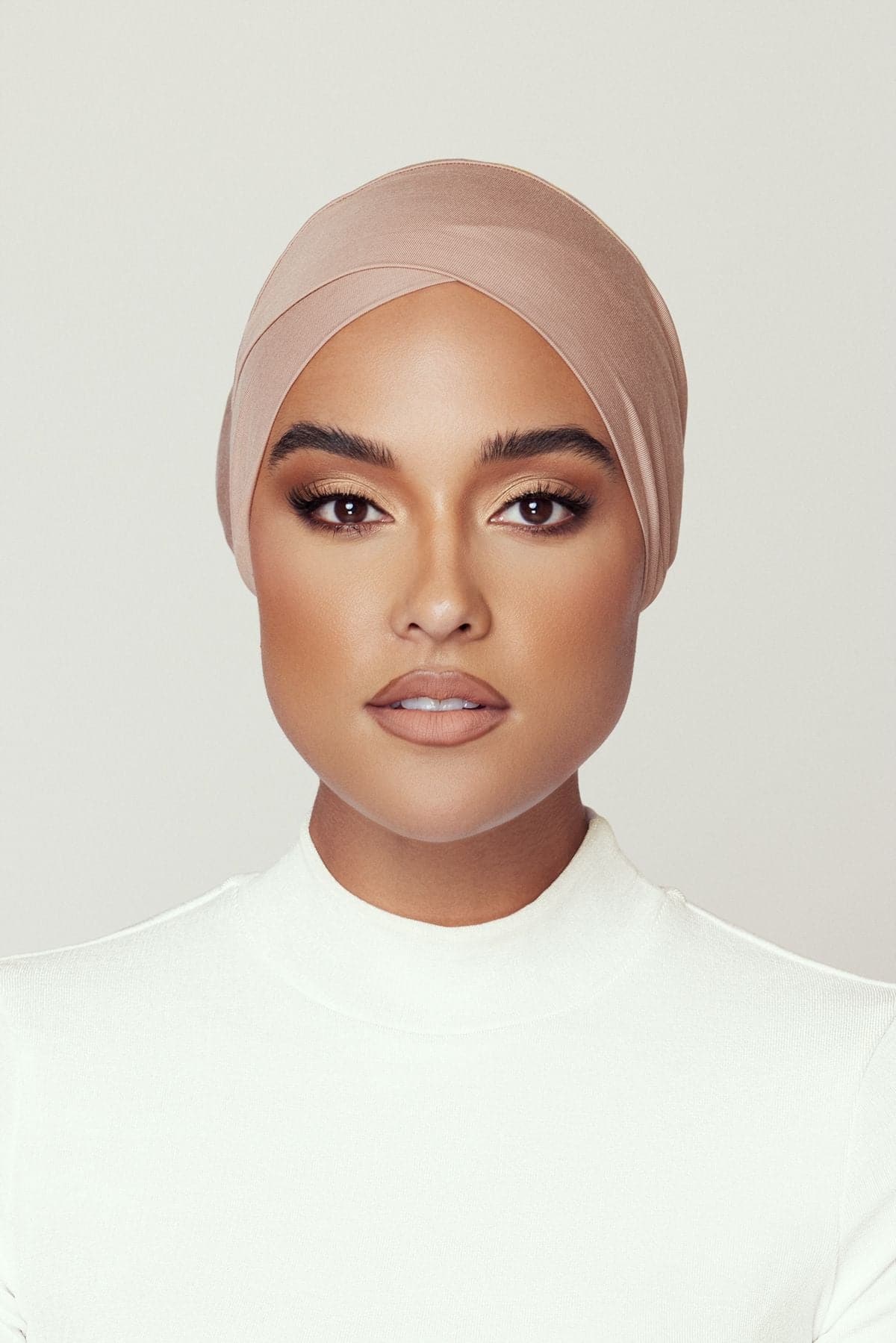 Zena Criss-Cross Undercap- Modest Nude