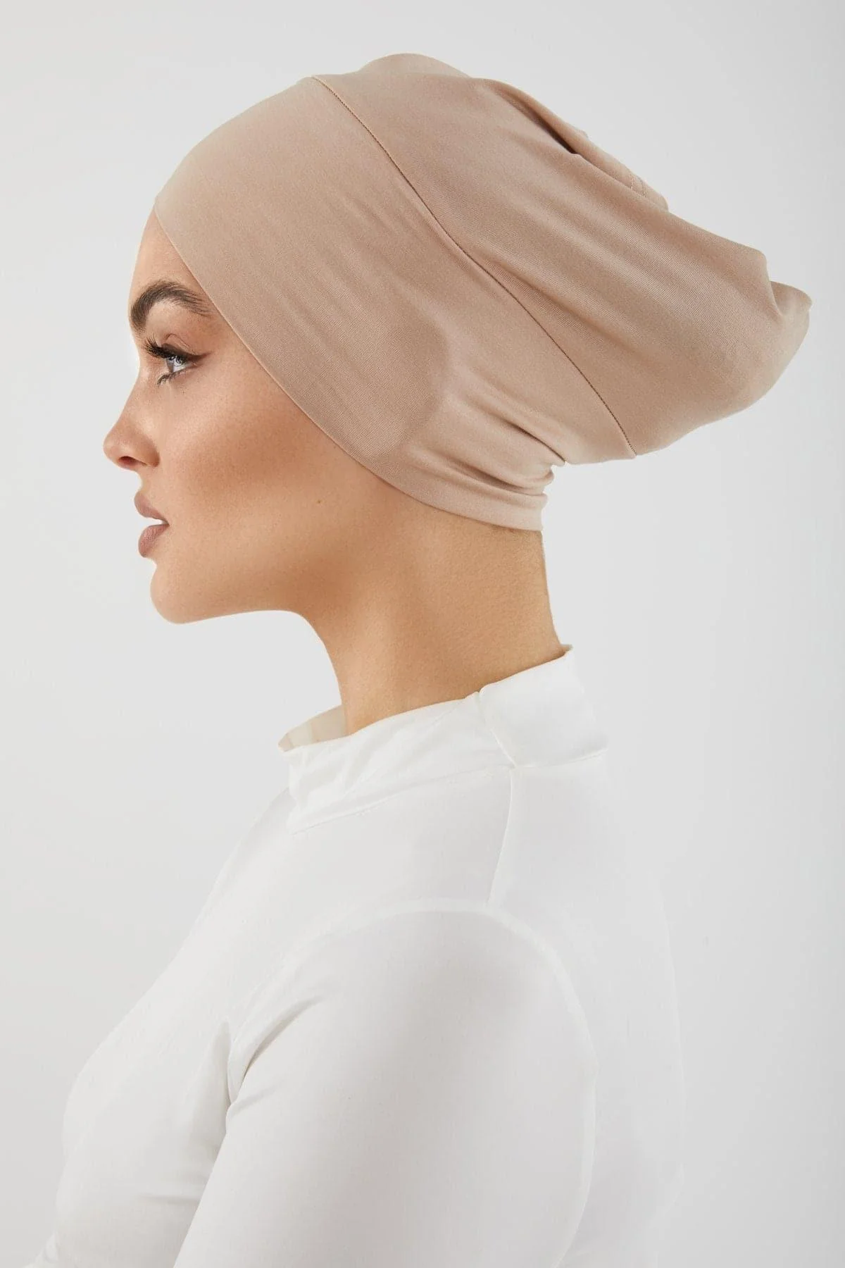 Zena Criss-Cross Undercap- Warm Taupe - Image 3