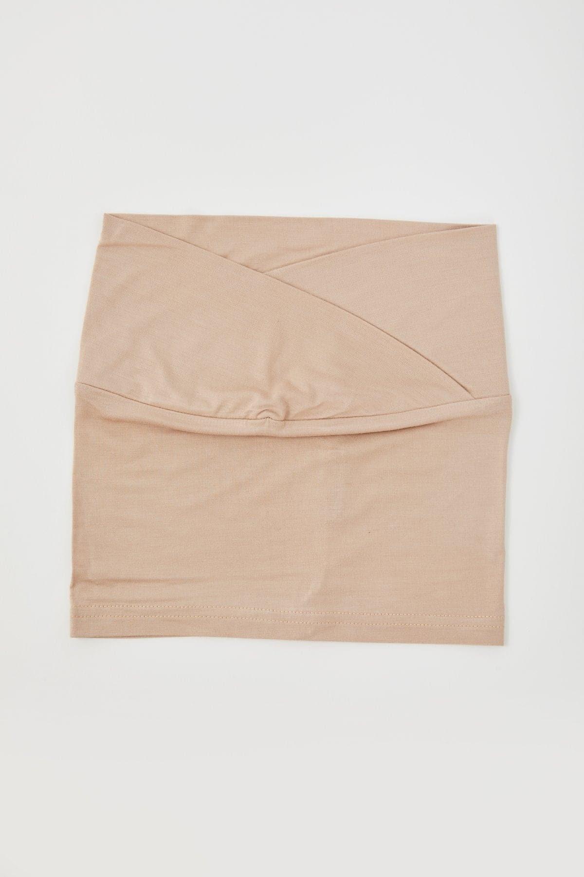 Zena Criss-Cross Undercap- Warm Taupe - Image 4
