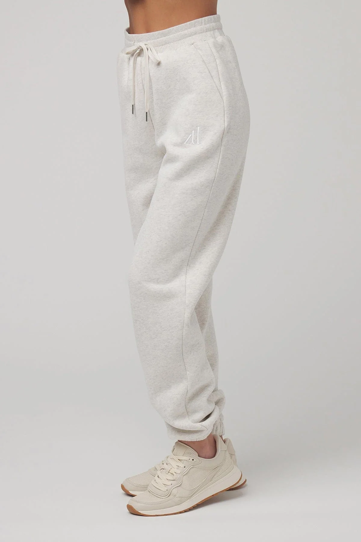 Unisex Sweatpant - Heather Grey - Image 2